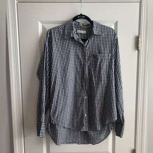 Abercrombie and Fitch Oversized Gingham Button Up Size Small